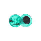 TightVac GrinderVac 60 ml, airtight glass with grinder, transparent green